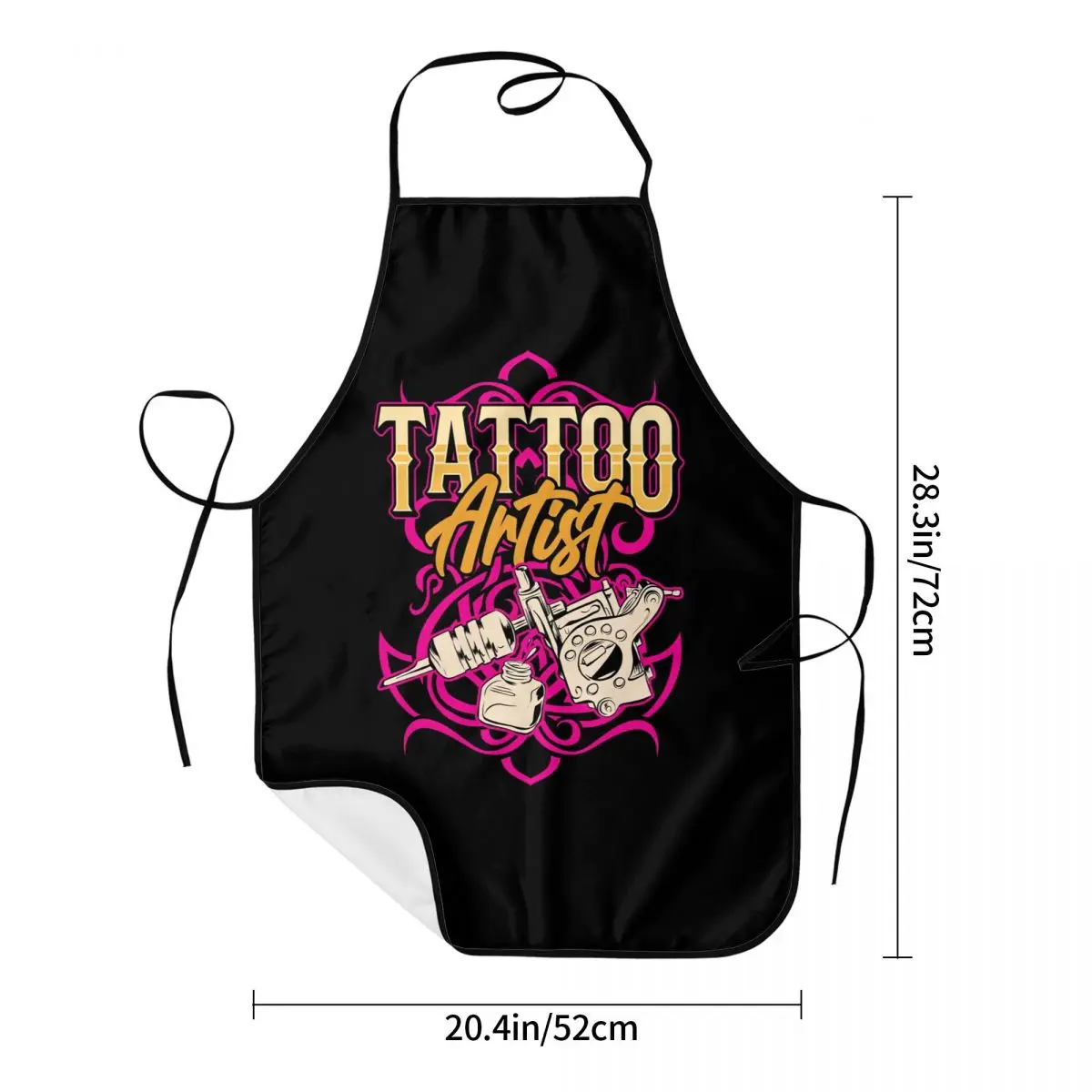 Custom Bib Tattoo Artist Tattooists Apron Men Women Unisex Adult Chef Cooking Kitchen Funny Tablier Cuisine Gardening