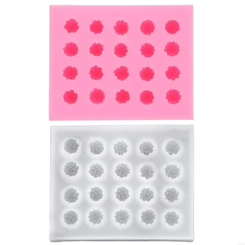 

900B Strawberry Shaped Silicone Chocolate Moulds Baking Molds Fondant Cake Decorating