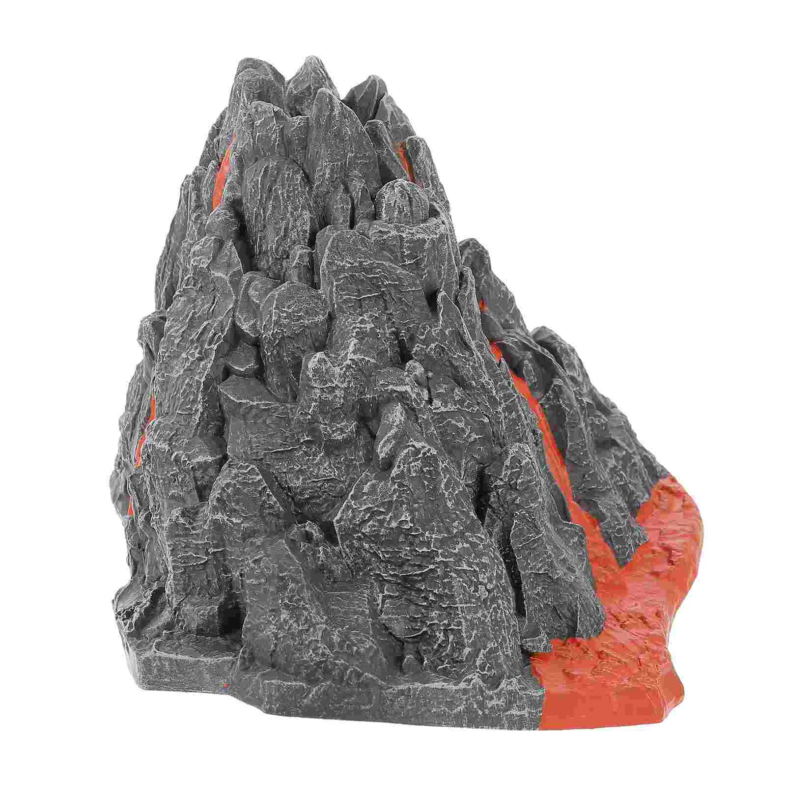 

Static Volcano Model Toy Micro Landscape Volcanic Desktop Adornment Suite Vivid Eruption Pvc Craft Child Landscaping