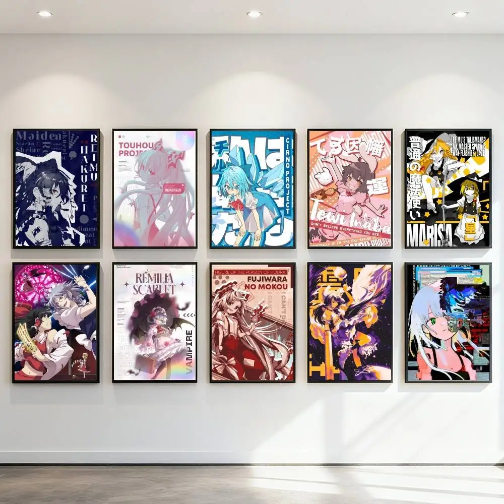 Touhou Project Character Info Game Poster Art Print Anime Style Home Decor Ideal Gift Perfect Room Decor