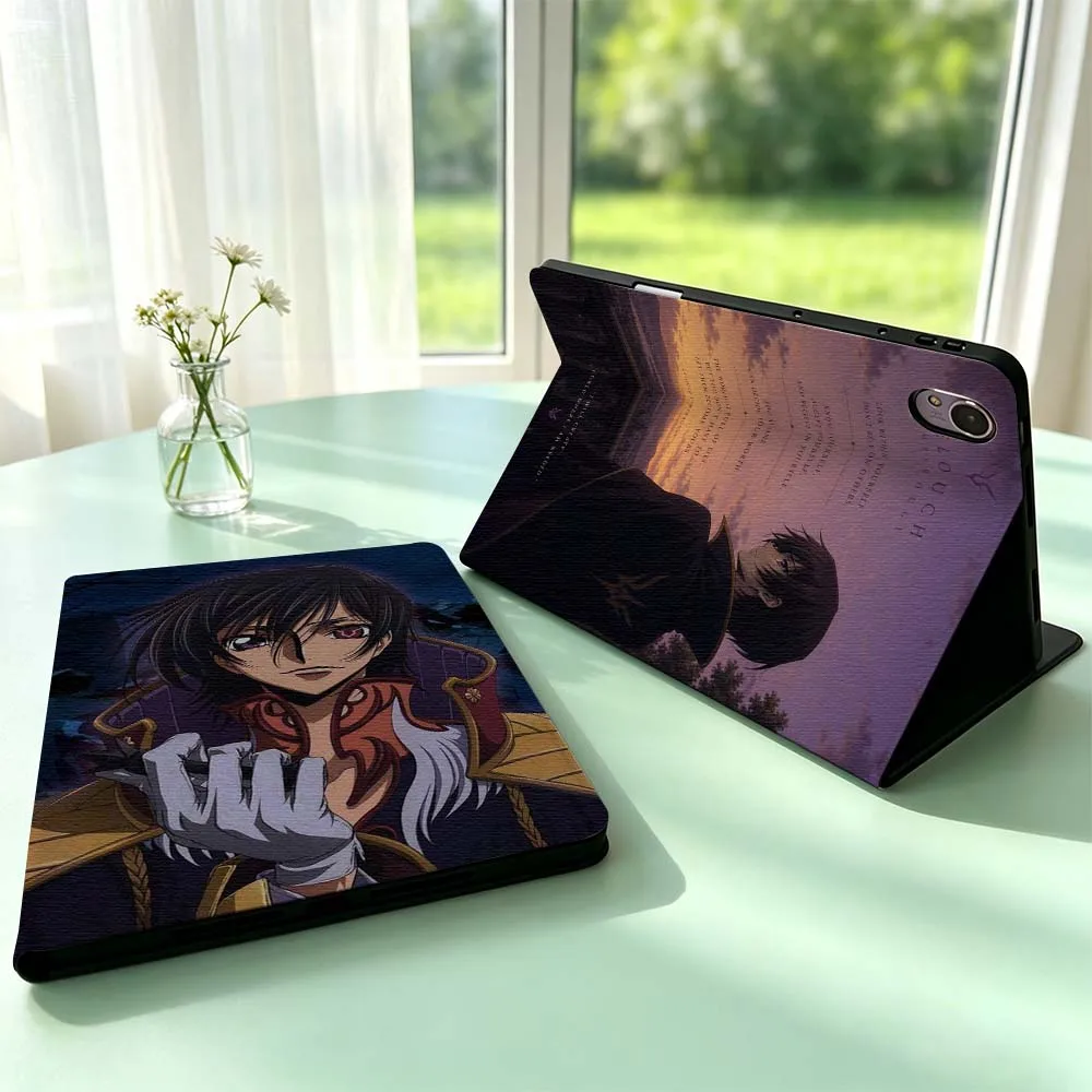 Anime Lelouch Art Pen Tray For Huawei MediaPad MatePad Honor Pro V6 9 V8 X9 X 10 13.3 12.3 11 11.5 Inch Tablet Case