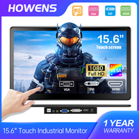 15.6 inch Touch Monitor FHD 1920*1080 Screen Display HDMI DVI VGA 75*75 VESA Type-C As Working Second Extend Touchscreen Monitor