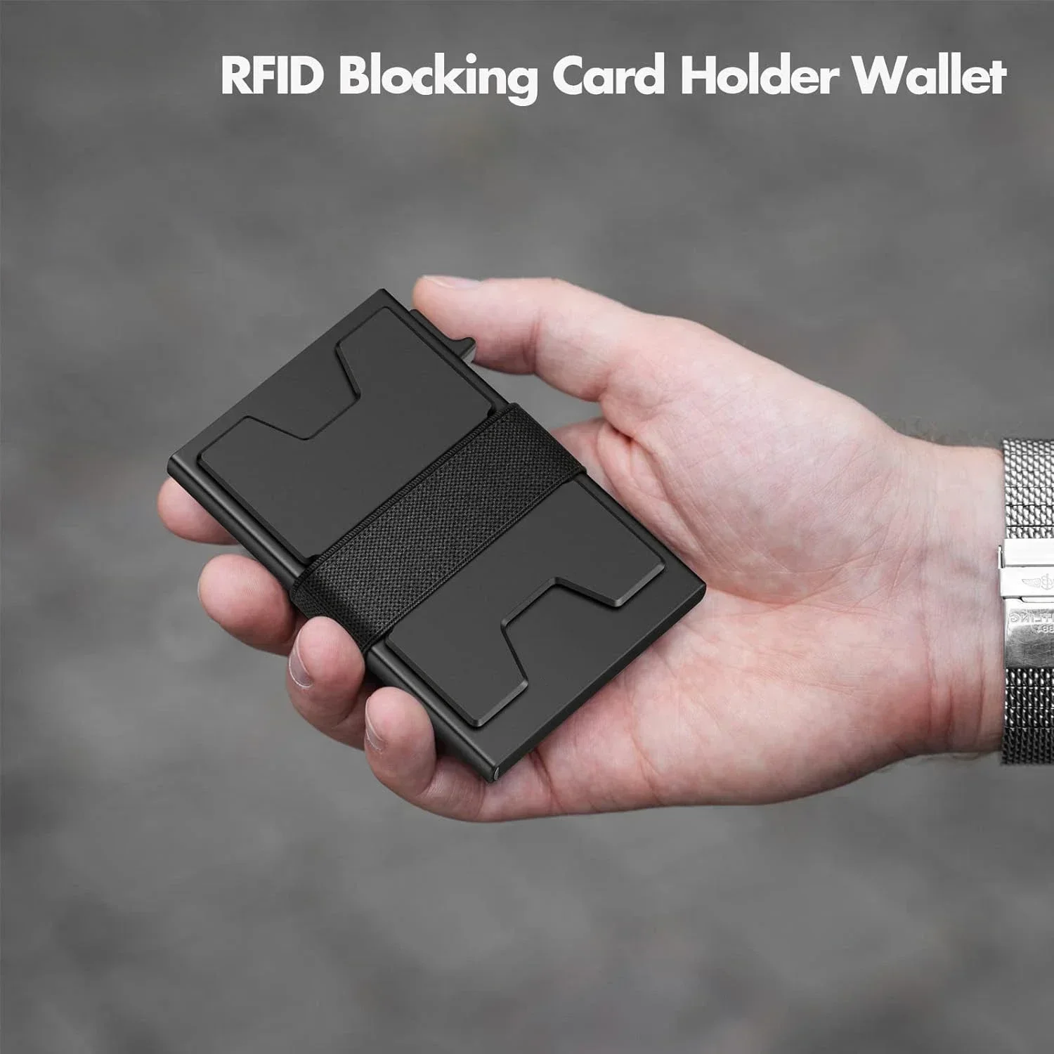 RFID Blocking Wallets Credit Card Holder ID Holders Luxury Card Case Slim Thinbusiness Cardholder Automatic Pop Up Wallet