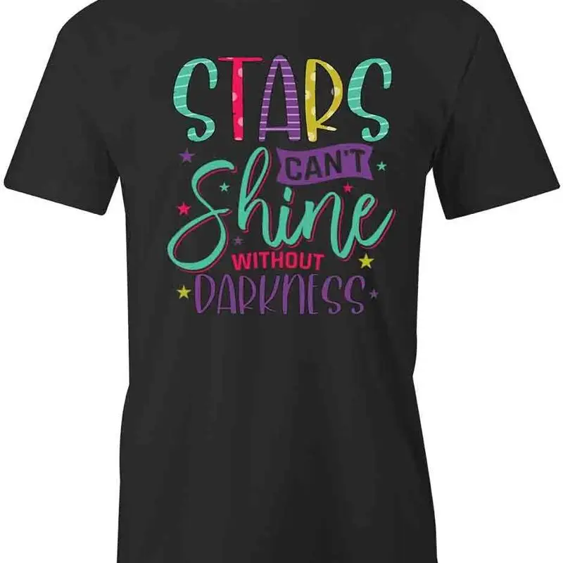 

Футболка STARS CAN'T SHINE d Хлопковая одежда QUOTE S1BCA146