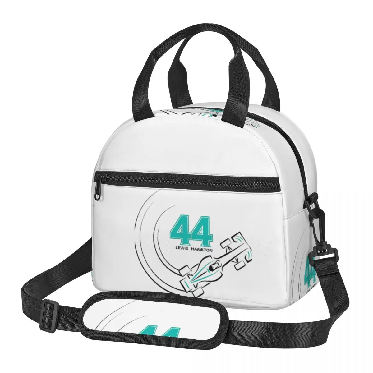 Lewis Hamilton 44 - F1 Lunch Bags Insulated Bento Box Resuable Lunch Tote Picnic Bags Thermal Bag for Woman School