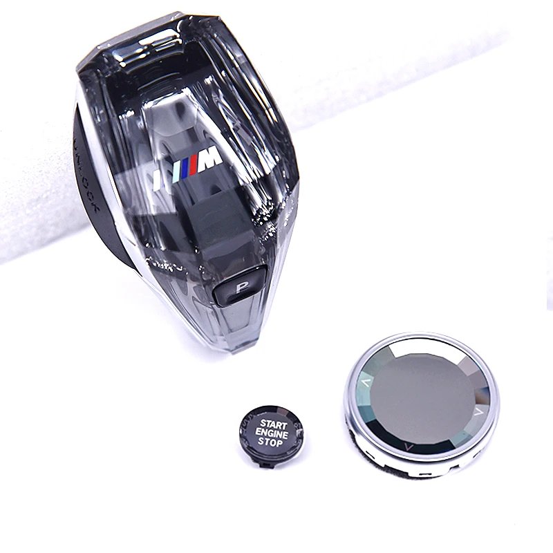 

for BMWs G05 G06 G07 G14 G15 G16 G20 G22 G28 G29 car interior crystal 3-piece set speed knob volume button