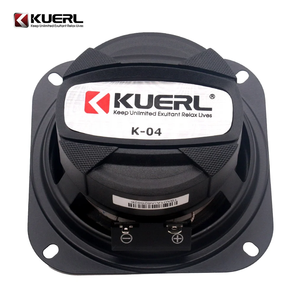 1 pair of speakers 4 Inch 2 Way Full Range 12V Audio Speaker Car Coaxial Speaker with Tweeter（1 pair of speakers)