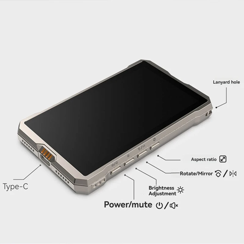 Экран монитора для смартфона Задняя камера для телефона Задняя камера Selfie Vlog Live Беспроводной магнитный экран монитора для селфи