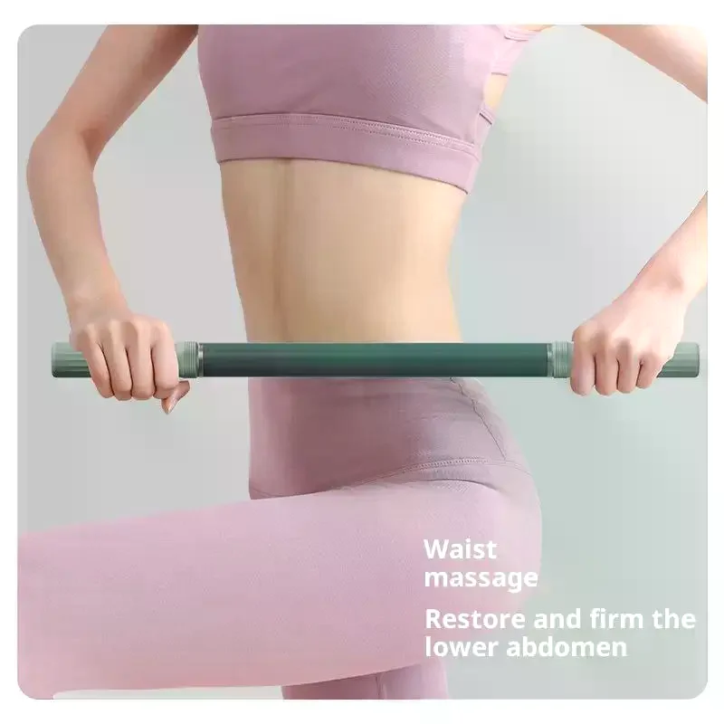 عصا اليوغا لتمدد الجسم، أداة استرخاء، جهاز تدريب مريح للرياضة في الهواء الطلق، تمرين منزلي #2