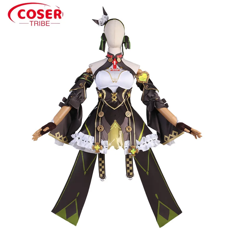 

COSER TRIBE Аниме игра Honkai Impact 3 Ai Hyperion Хэллоуин Карнавал ролевой косплей костюм полный SetBonanus