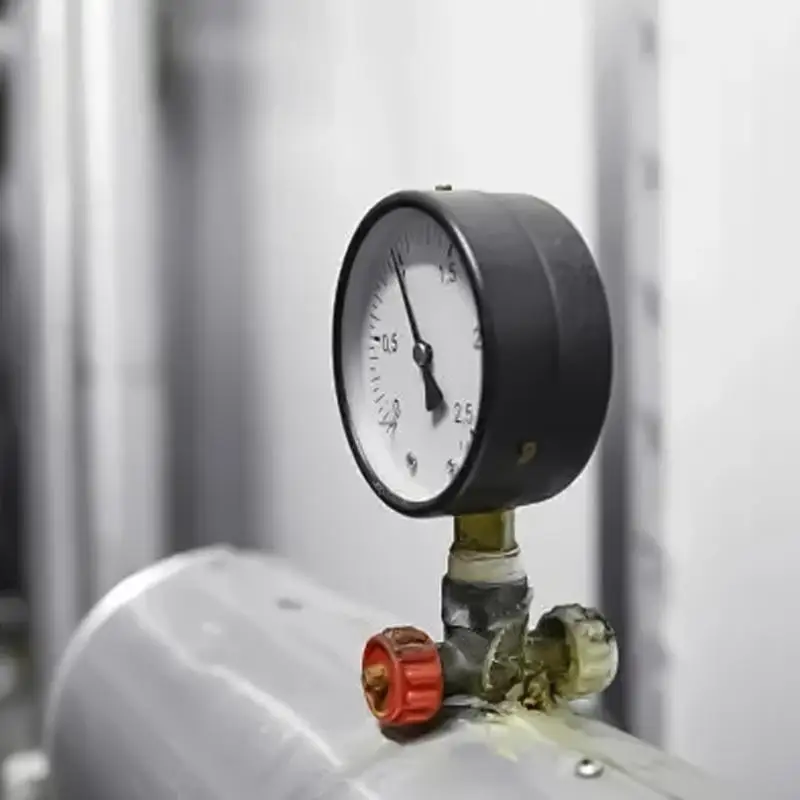 Glycerin Filled Pressure Gauge Easy Installation Pressure Gauge Plumbing Gauge