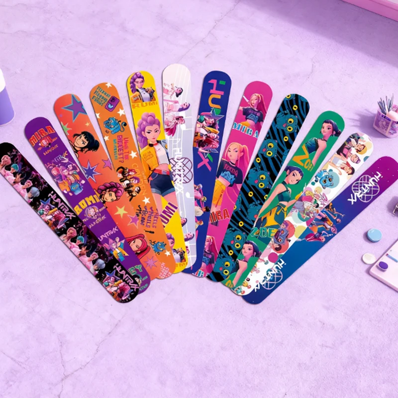 

K Pop Demon Hunteres Wristbands Rumi Mira Zoey Cartoon Anime peripheral Decorations Birthday Party Favors Children Funny Gifts