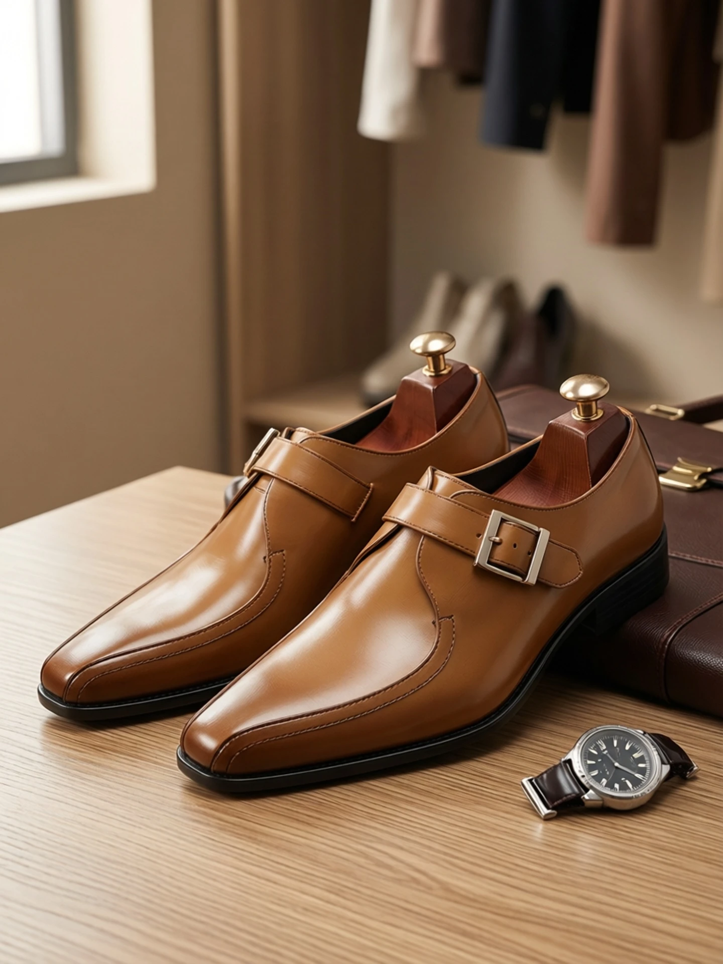 Chaussures en cuir formelles p - Leather Work Heels avis et prix
