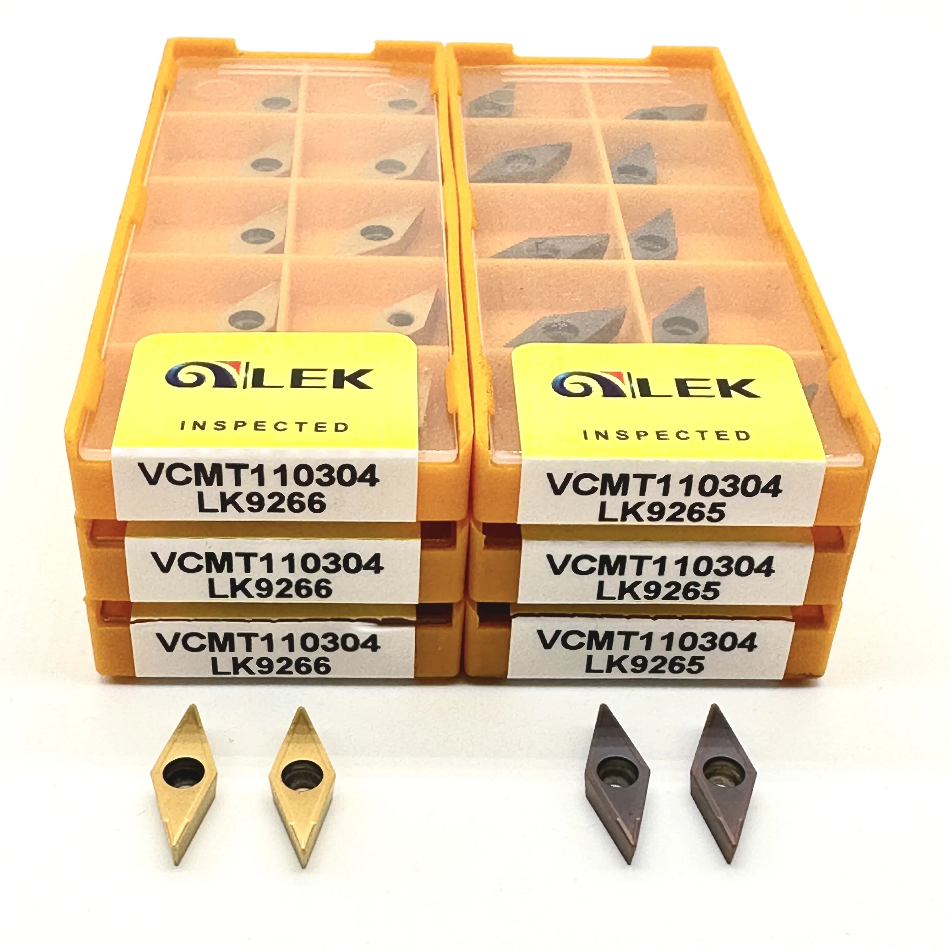 VCMT110304 LK9265/LK9266 عالية الجودة كربيد إدراج أداة تحول داخلية VCMT 110304 مخرطة معدنية أداة CNC تحول إدراج