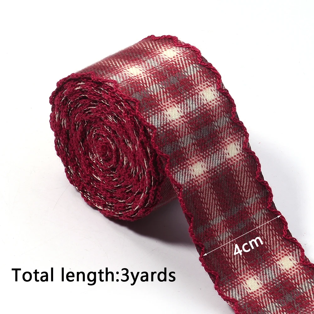 3 yardas/lote 4cm con borde on - Ribbon Bow Gift reseña y precio