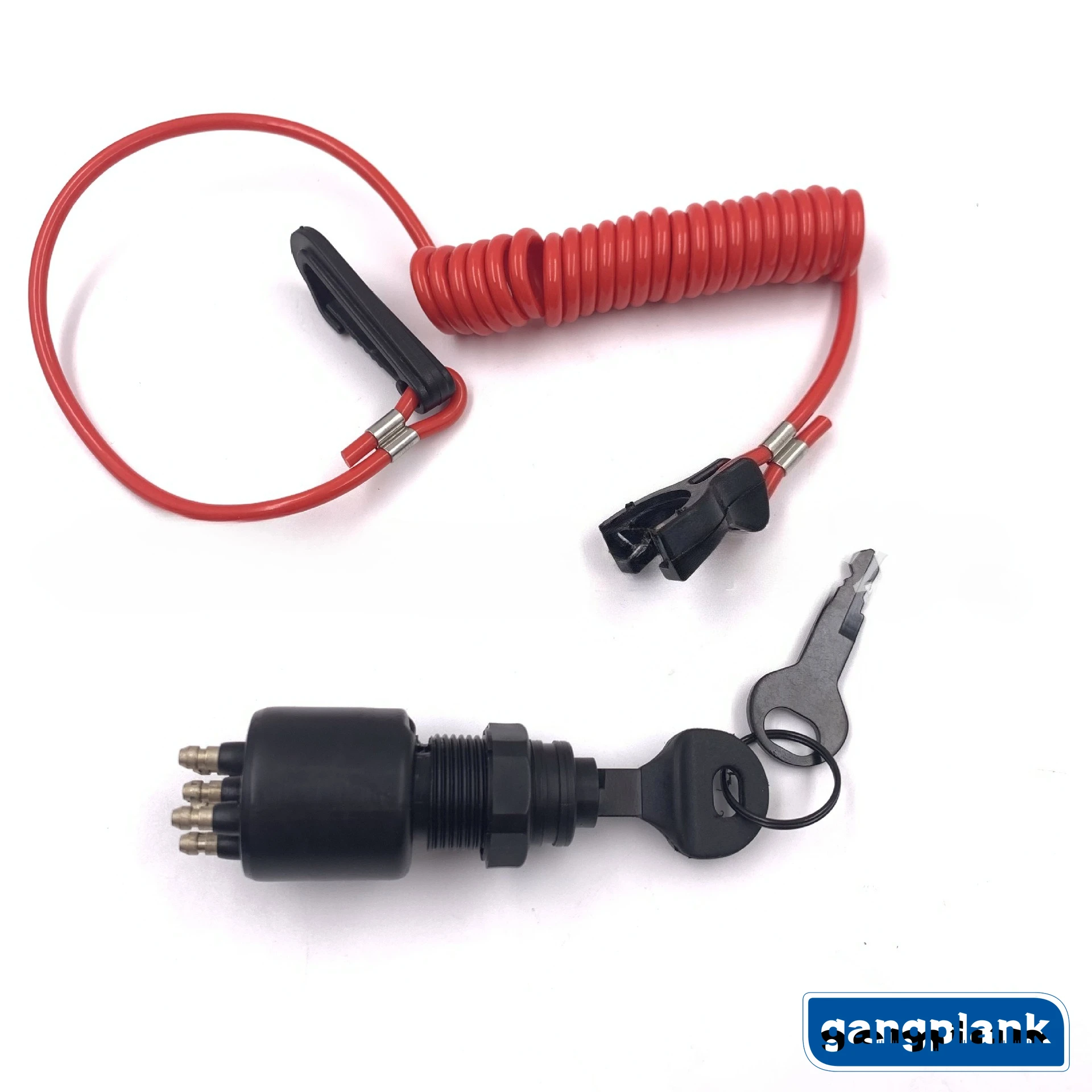 

Выключатель аварийной остановки двигателя (отключения подачи топлива) с красным тросом и ключом для подвесных моторов Bombardier, Johnson, Evinrude 5005801