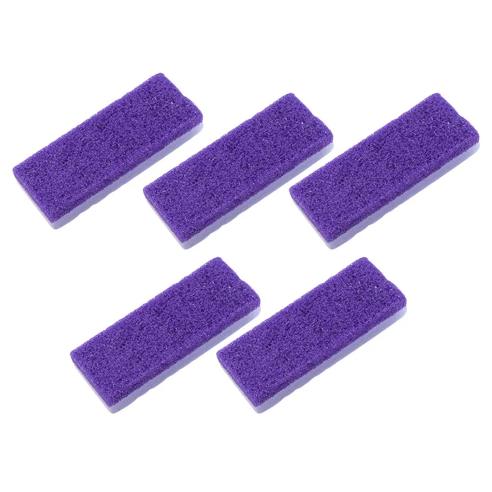5Pcs Foot Pumice Stone Exfoliating Tools Double-Sided Callus Remover Dead Skin Scrubber Pedicure File Foot Care Soft Smooth Skin