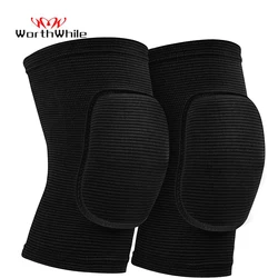 WorthWhile Dancing Knee Pads for Volleyball Yoga Women Kids Men Patella Brace Support EVA Kneepad Fitness Protector Work Gear