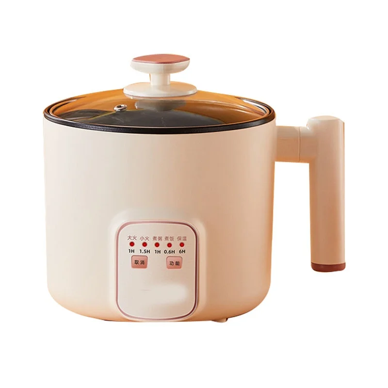 Electric Hot Pot 1.8L Mini Multifunction Electric Noodle Cooker With Handle For Home Dorm Office Single Layer view 6