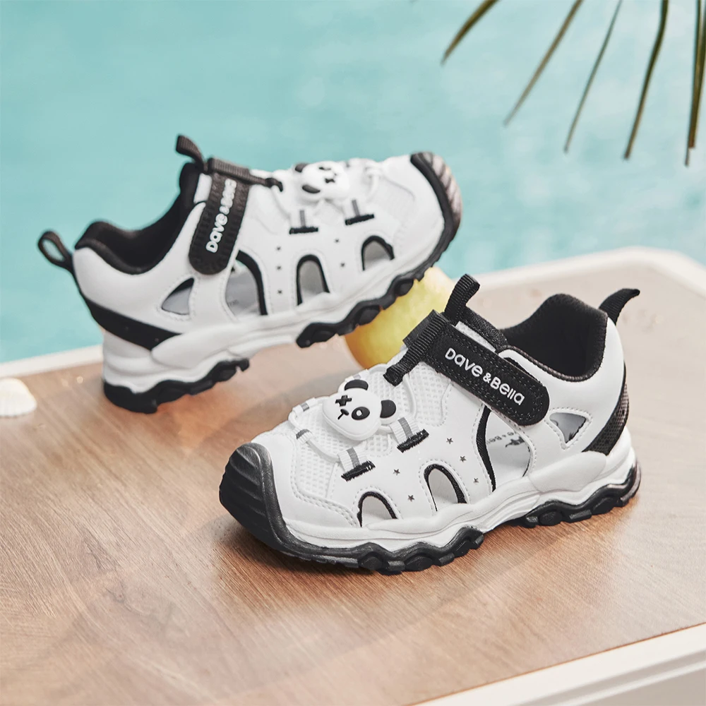 Dave Bella Children Summer Sandals Girls Boys Cool Shoes Breathable Fashion Anti-Slip Casual Beach Kids Outdoor Sandal DB2261183