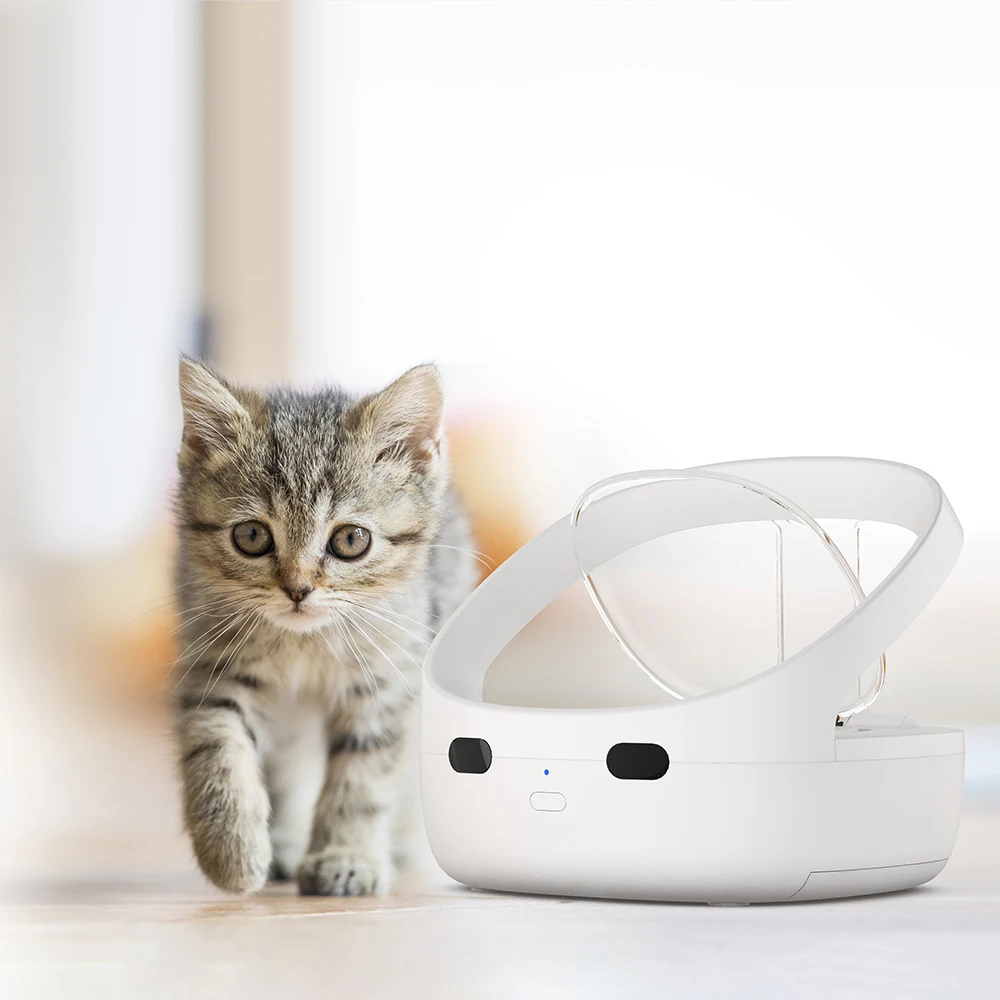 

Microchip-controlled Automatic Pet Feeder Microchip Recognizes Pets Avoids Food Grabbing Ideal for Multiple Pet Households