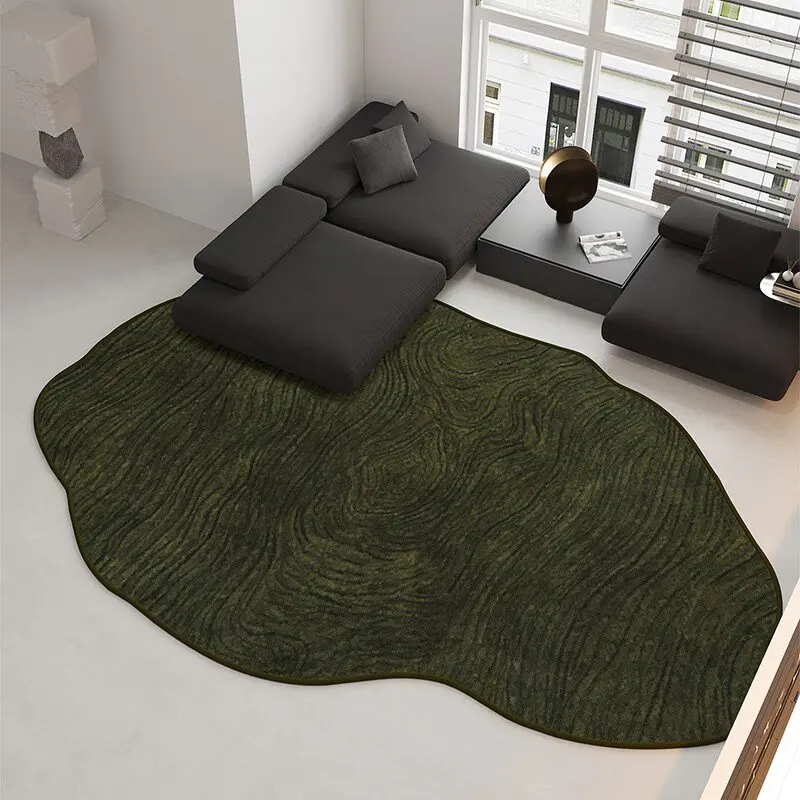 Modern Style Living Room Decoration Carpet Thick Plush Lounge Floor Mat Irregular Shapes Rugs for Bedroom Fluffy Soft Study Rug