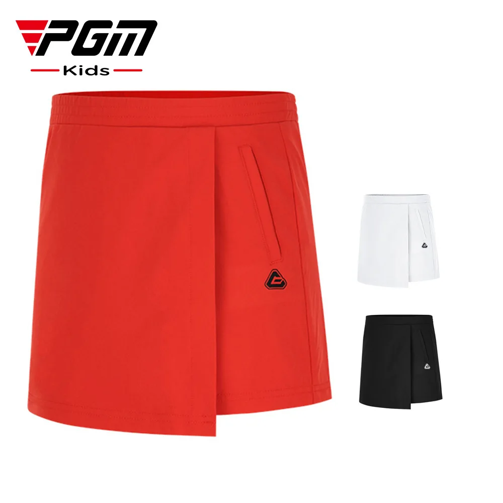 

PGM Girls Short Skirt Tennis Safety Wrinkle Skorts Summer Clothes Pantskirt Anti Emptied Golf Shorts Pleated Skirt QZ064