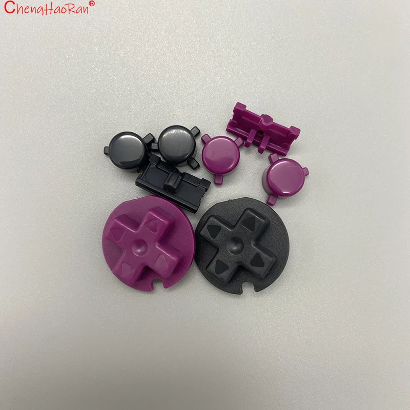 1 Juego de piezas de repuesto de reparación de alta calidad 4 en 1 para consola de juegos GAMEBOY POCKET GBP, botones de colores