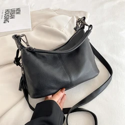 Genuine Leather Female Handbags Ladies Crossbody Sac High Quality Cowhide Women Tote bag Fashion Women's Shoulder Messenger Bags