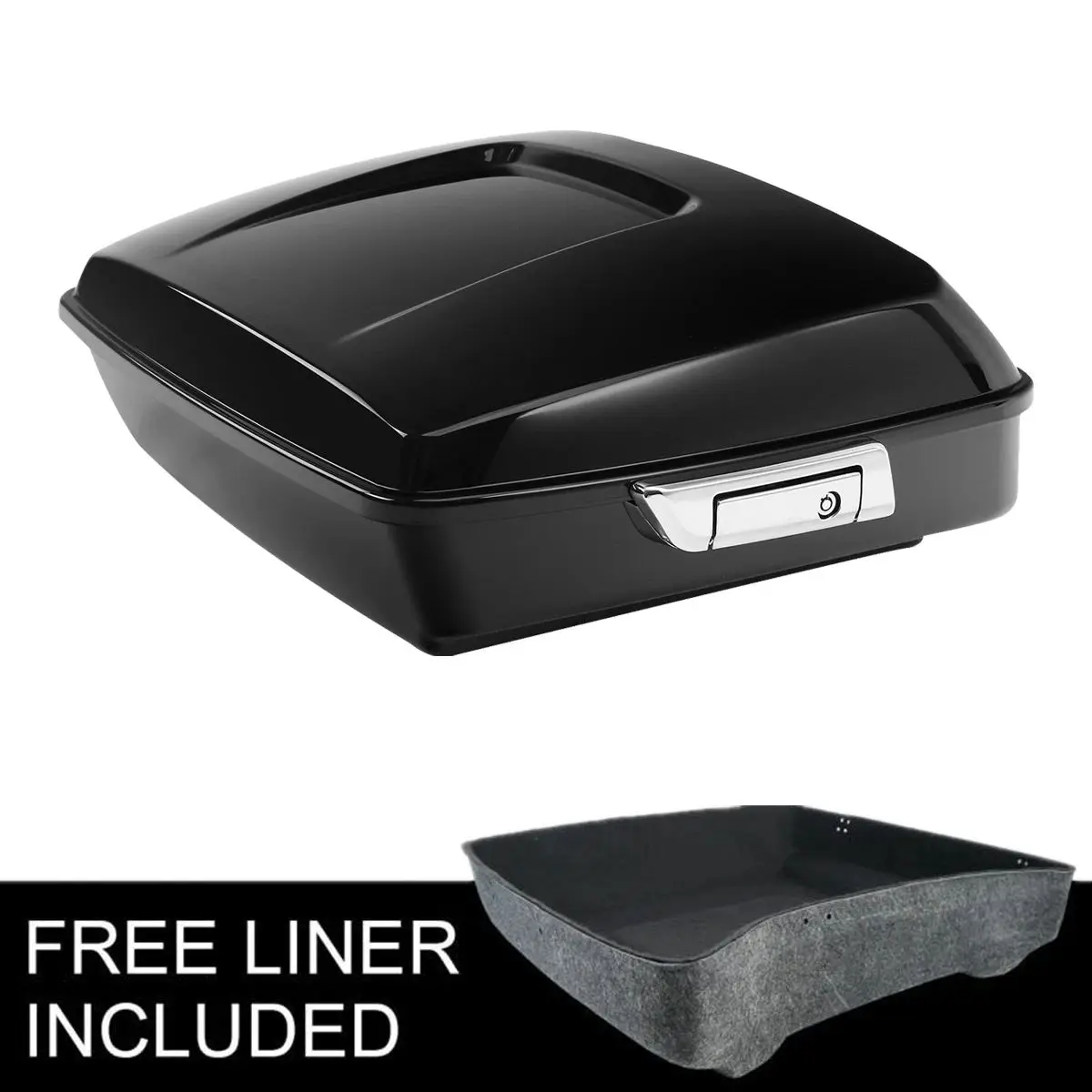Motorcycle Chopped Trunk For Harley Touring Electra Glide Street Road Glide King 2014-2025