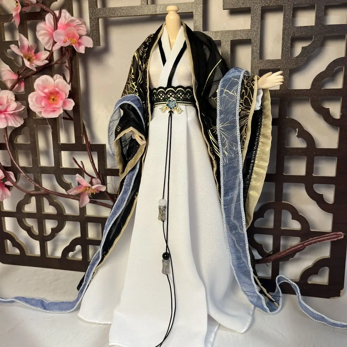 1/6 Doll's Clothes for 30cm Bjd Doll Clothing Ancient Chinese Costume Dress Up Girl Toys Play House Doll Accessories, No Doll