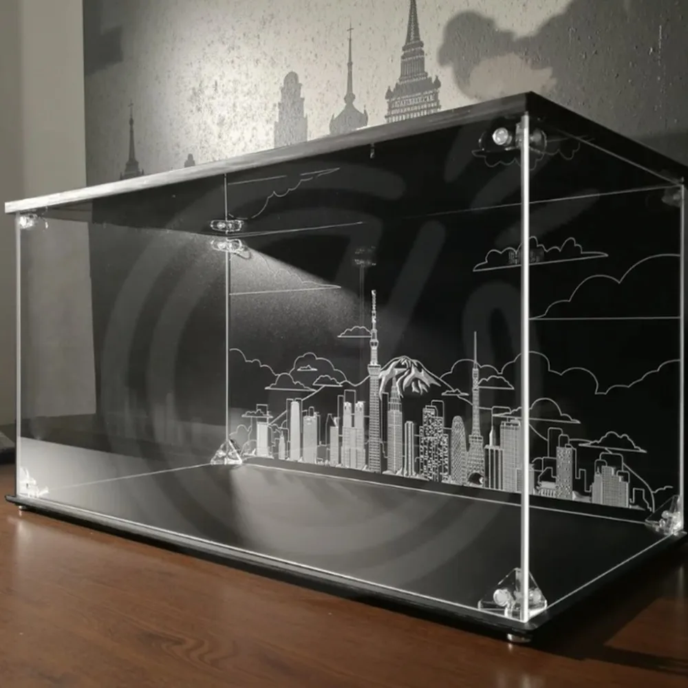 Customized Acrylic Light Box Display Design Personalized Logos Graphics Letters Design Scenario Display Model LED Light Box