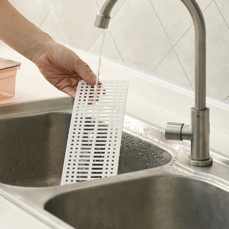 Cutlery Organiser Box With Lid And Drainer For Kitchen Tableware_voghion.com