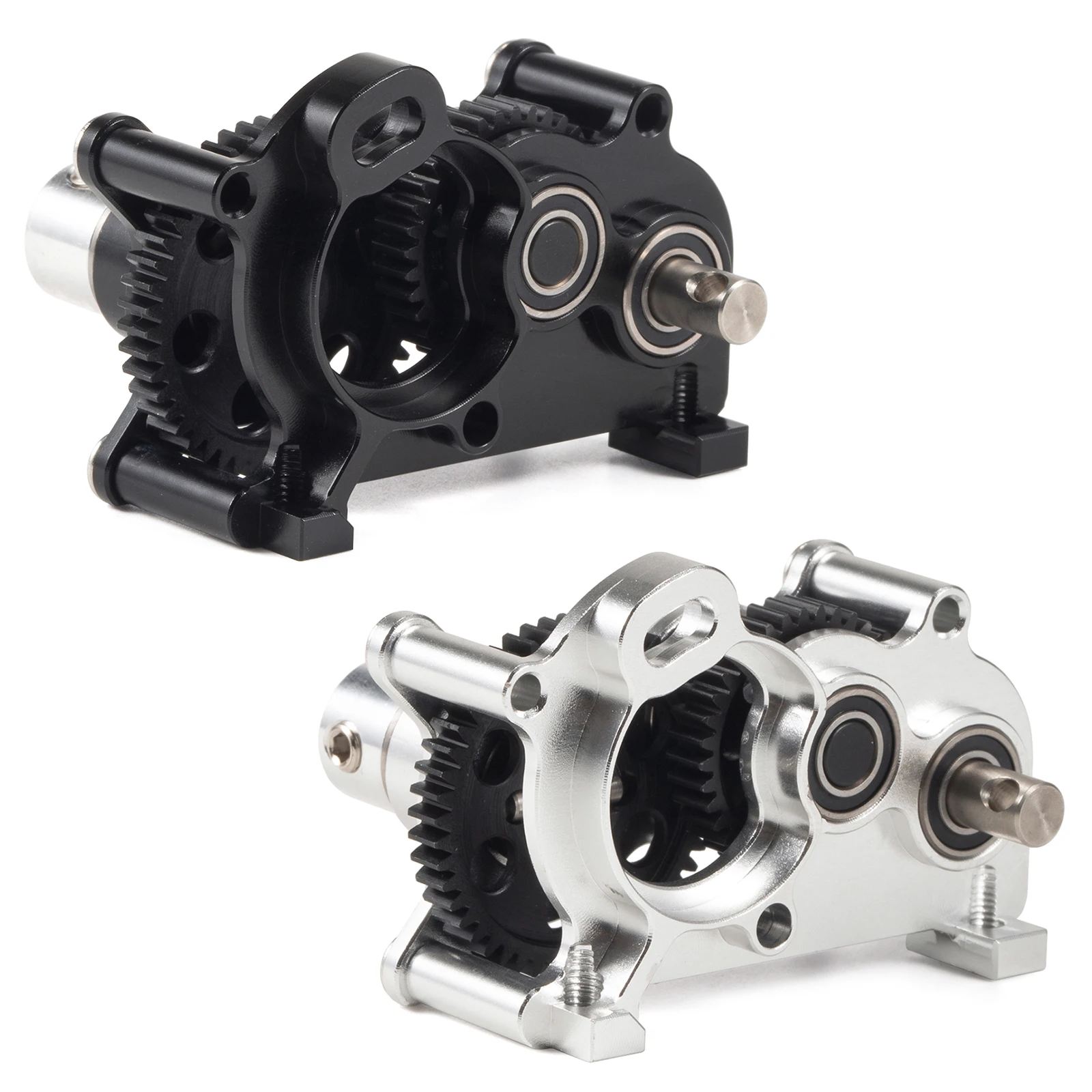 50g Ultralight OD4 Transmission 48P Gearbox With Adapter Plate Right Motor for Mini Class 1/10 RC Crawler Comp Rigs