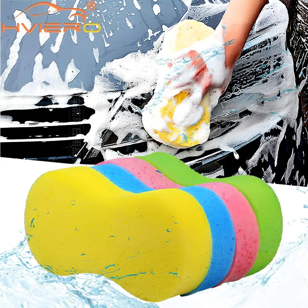 1PCS Auto Car Washing Sponges Soft Wash Paint Care Cleaner Shampoo Multipurpose Cleaning Tool Compressed Water Absorption Remove