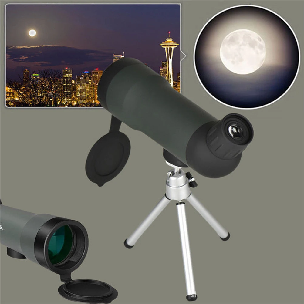 

20X50mm Monocular Telescope Night Vision Scope Hunting Mini BAK7 Prism Waterproof Travel Hiking Outdoor Pocket