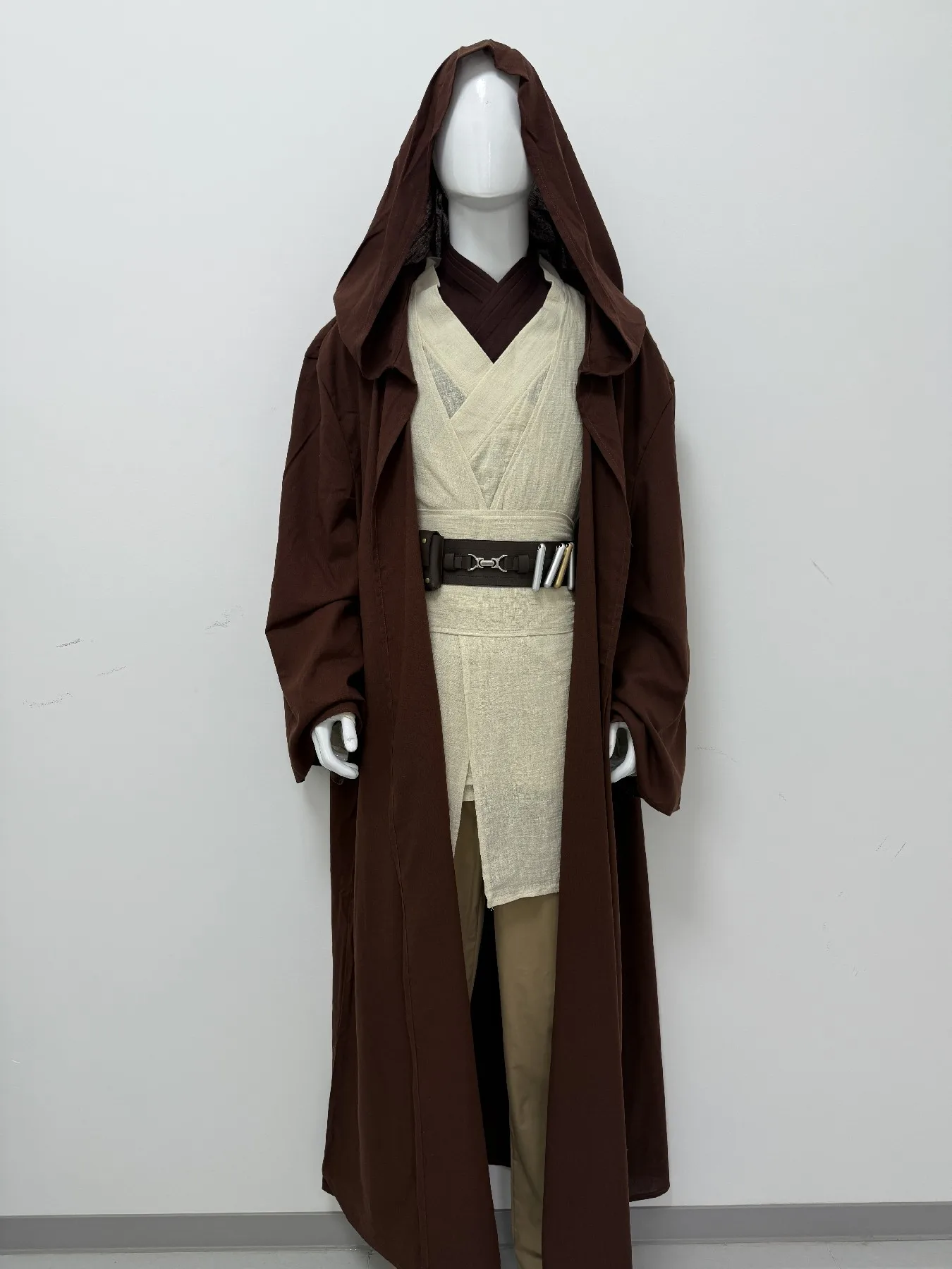 

Jedi Costume Obi Cosplay Adult Wan Robe Halloween Carnival Party Oytfits