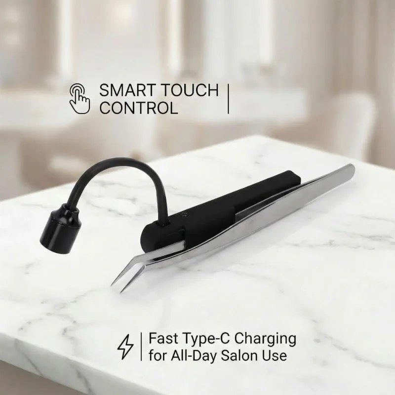 SENSE LASHES UV LED Tweezer Lamp for Eyelash Extensions UV Adhesive Curing Lamp Cure Faster Work Smarter