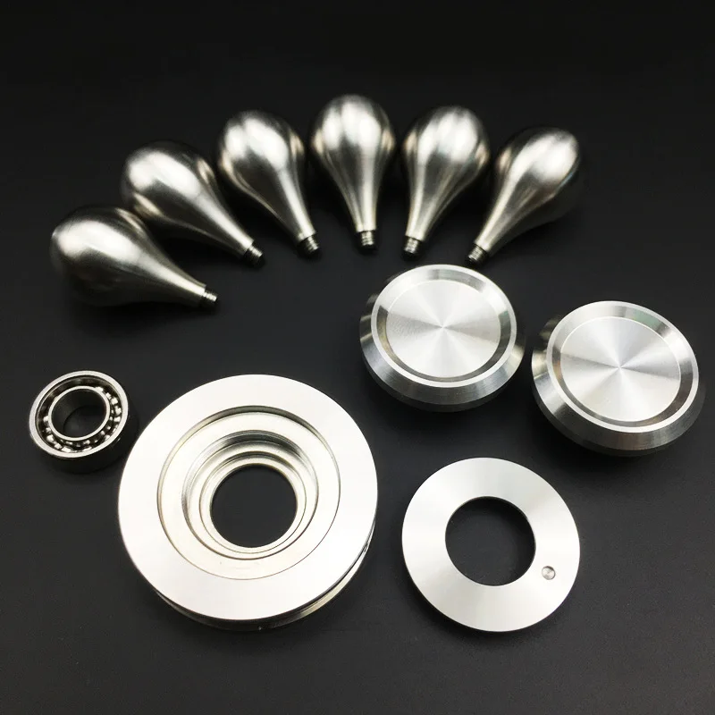 قطرة الماء سايكو الفولاذ المقاوم للصدأ الإصبع الدوران تململ متعة EDC اليد سبينر وقت طويل للغاية دوران الدوران لعبة لتخفيف الضغط