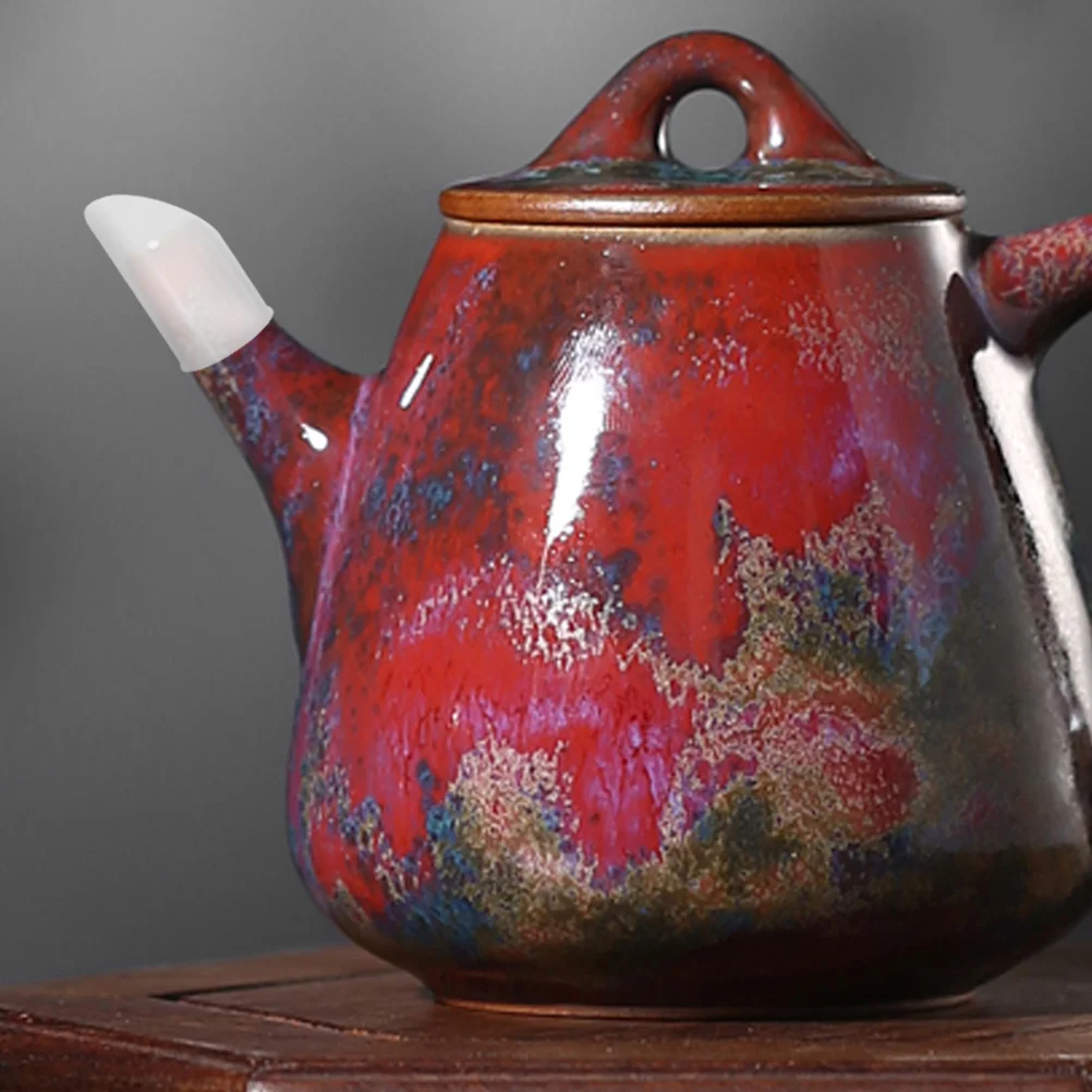 

3Pcs Anti-Leak Kettle Spout Protectors Silicone Covers for Teapot Supplies Household Protection Kettle Accessories