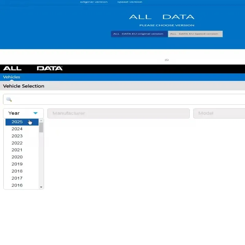 Nowy program Alldata, konto online, pełna wersja, dane samochodowe, schemat napraw, Haynes Pro, wsparcie, komputer, strona internetowa, Android