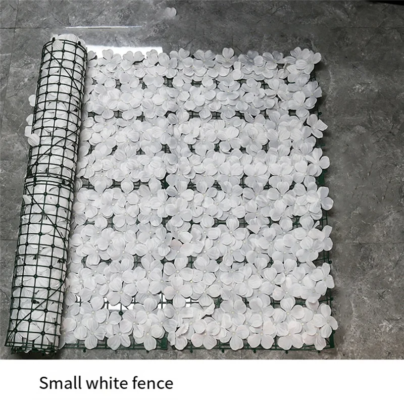 ABHU искусственный цветочный забор, водонепроницаемые лепестки, устойчивые к ультрафиолетовому излучению, свадебное украшение для двора и сада