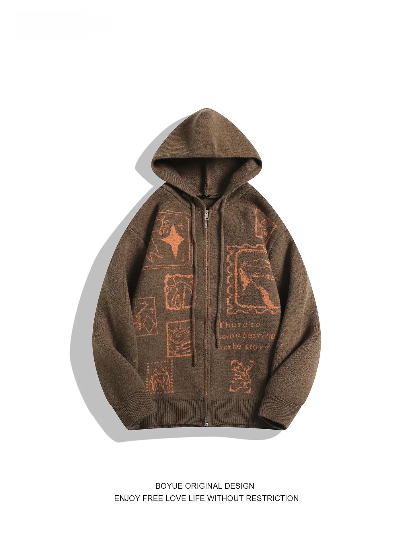 

Мужской вязаный кардиган Boyue American Sle: стильный, повседневный, с дизайнерским акцентом, для активного отдыха, зимний, длинный, теплый.