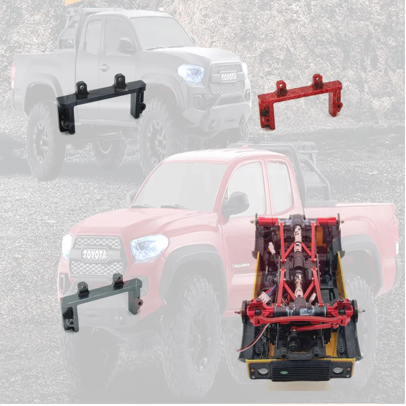 Metal Accessories FMS FCX24m Tacoma D90 D110 First Generation Discovery RC 1/24 Remote Control Car Rudder Housing Parts