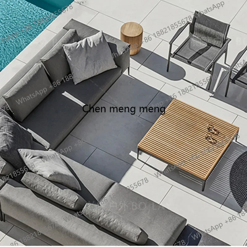 

Nordic Waterproof and Sunscreen Garden Sofas Simplicity Comfortable Modern Garden Sofa Originality Outdoor Furniture Divano