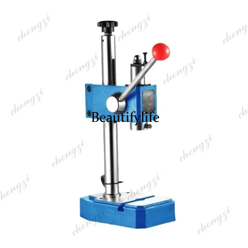 Asmt Manual Press Machine  for Stamping Punching  Small Bench Top Arbor Press  Jewelry Making Leather Craft   Hand Lever Press