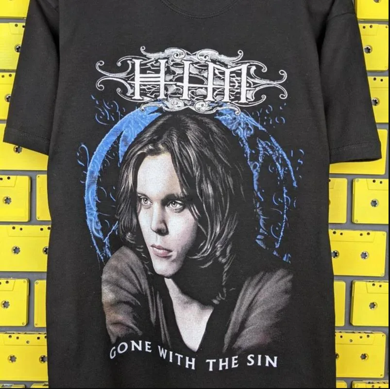 

H.I.M. Band Ville Valo Gone With The Sin Album Unisex T-Shirt Full Size S To 5XL