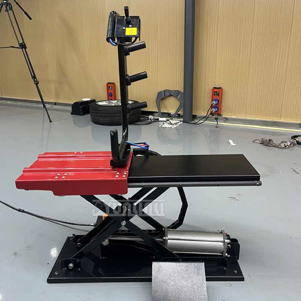 T-09 Pneumatic tire lifting platform balancing machine special tire repair bracket pneumatic tire lifter lifting car