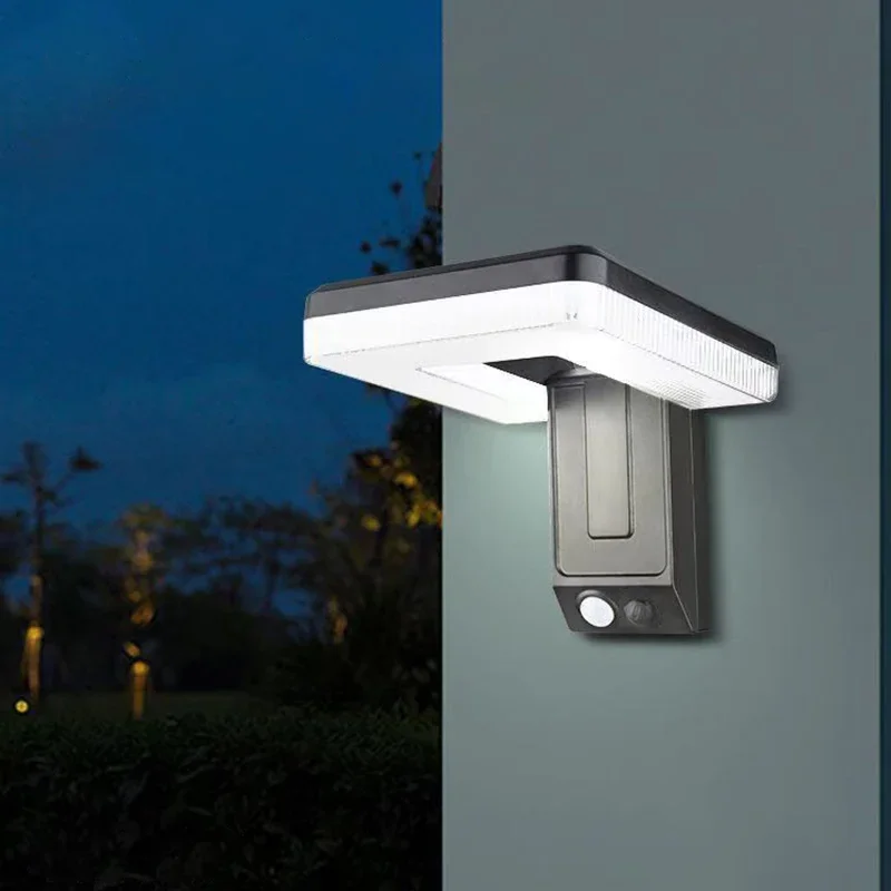 Smart Solar Motion Sensor Light, 120° Adjustable, Infrared Detection, 3 Modes, Weatherproof for Outdoor Garden Path