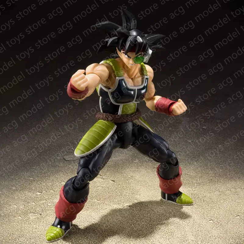 Bandai-Kit de modèle de figurine Dragon Ball Z, figurines d'anime, collection SHF Bardock, jouets modèles d'action, cadeaux pour enfants, authentique